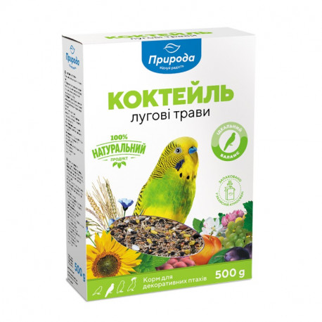 Природа Коктейль "Лугові трави" Корм для папуг