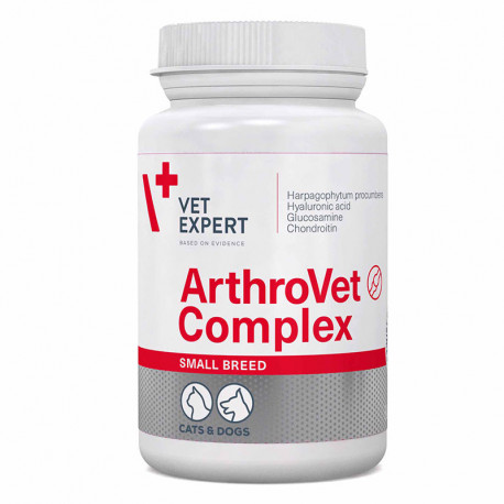 VetExpert ArthroVet Complex Small Breed & Cats Профілактика та лікування порушень функцій суглобових хрящів та суглобів