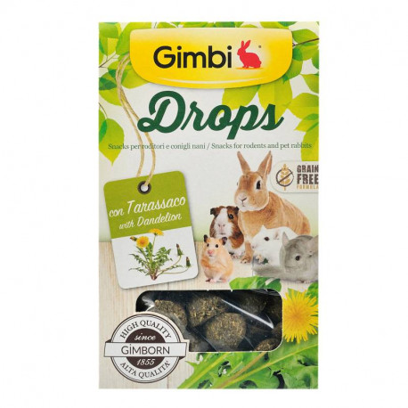 GimBi Ласощі для гризунів дропси з кульбабою