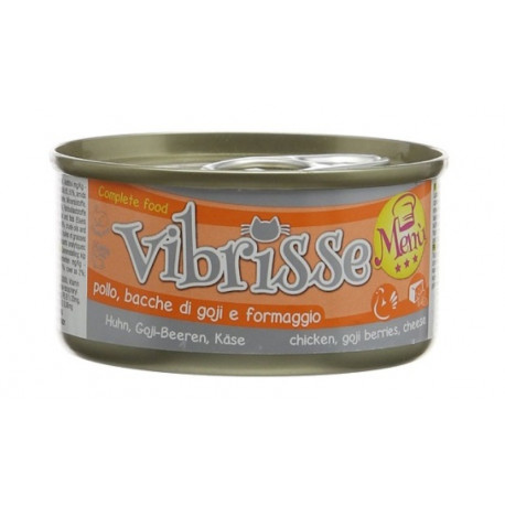 Vibrisse Adult Menu Chicken Goji berries & Cheese Консерви для дорослих кішок з куркою ягодами годжі та сиром