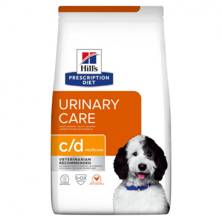 Hills Prescription Diet Canine c/d Urinary Care Multicare Лечебный корм для взрослых собак при мочекаменной болезни