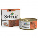 Schesir Tuna with Papaya Консервы для кошек с тунцом и папайей в желе (банка)