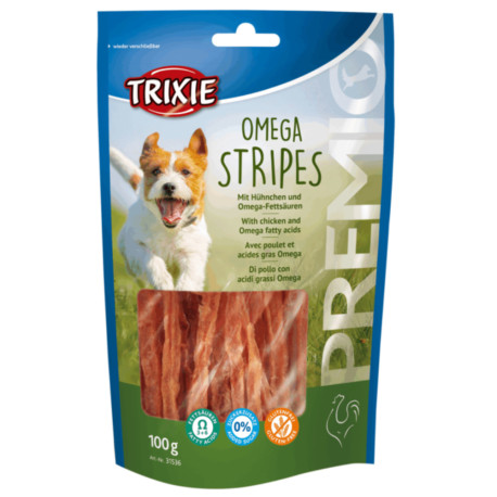 Trixie Premio Omega Stripes Лакомства для собак с курицей