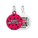 Collar Waudog Smart ID Адресник для собак и котов персонализированный c QR паспортом, рисунок Арбуз