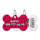 Collar Waudog Smart ID Адресник для собак и котов персонализированный c QR паспортом, рисунок Арбуз 