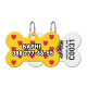 Collar Waudog Smart ID Адресник для собак и котов персонализированный c QR паспортом, рисунок Сердца
