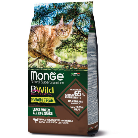 Monge BWild Grain Free Buffalo Large Breeds All Life Stage
